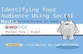 Identifying Your Audience Using Social Media …or Building Personas for Search Michael King | Global Associate .