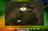 Jeffery Johnston Stand up for All Students Act.. Every year as the first day of school approaches, MILLIONS of students around the world contemplate what.