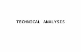TECHNICAL ANALYSIS. Introduction What is Technical Analysis? Philosophy or Rationale – Market action discounts everything – Prices move in trends – History.