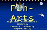 Fun-Arts Year 6 – California Migration, Cooperation & Community Lesson 4: Community Responsibility Copyright 2013 Fun-Arts, Folsom, CA .