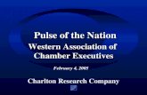 TITLE PAGE Charlton Research Company Pulse of the Nation February 4, 2005 Western Association of Chamber Executives.