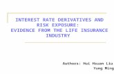 INTEREST RATE DERIVATIVES AND RISK EXPOSURE: EVIDENCE FROM THE LIFE INSURANCE INDUSTRY Authors: Hui Hsuan Liu Yung Ming Shiu.