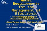 MoReq - Model Requirements for the Management of Electronic Records Creation Transmission and Preservation of Digital RecordsCreation Transmission and.