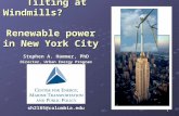 1 Tilting at Windmills? Renewable power in New York City Stephen A. Hammer, PhD Director, Urban Energy Program sh2185@columbia.edu.