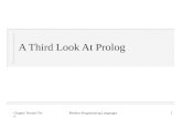 Chapter Twenty-TwoModern Programming Languages1 A Third Look At Prolog.