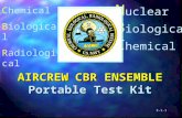 3-1-1 N uclear B iological C hemical AIRCREW CBR ENSEMBLE Portable Test Kit Chemical Biological Radiological.
