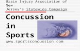 Brain Injury Association of New Jersey’s Statewide Campaign Concussion in Sports .