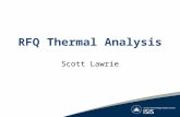 RFQ Thermal Analysis Scott Lawrie. Vacuum Pump Flange Vacuum Flange Coolant Manifold Cooling Pockets Milled Into Vanes Potentially Bolted Together Tuner.