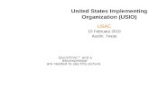 USAC 10 February 2010 Austin, Texas United States Implementing Organization (USIO)
