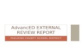 PAULDING COUNTY SCHOOL DISTRICT AdvancED EXTERNAL REVIEW REPORT.