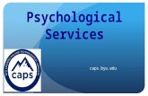 BYU Counseling and Psychological Services caps.byu.edu.