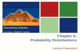 + Chapter 6: Probability Distributions Lecture Powerpoint Discovering Statistics 2nd Edition Daniel T. Larose.