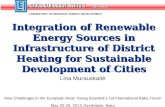Lina Murauskaitė New Challenges in the European Area: Young Scientist’s 1st International Baku Forum May 20-25, 2013, Azerbaijan, Baku Integration of Renewable.