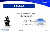 Jeff Recor IAC 2003 FISSEA IA Community Outreach March 2005 Jeff Recor Director, IAC.