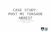 CASE STUDY: POST MI TORSADE ARREST ALMERO OOSTHUIZEN UCT/US EMERGENCY MEDICINE 1 APRIL 2009.
