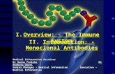 I.Overview: - The Immune System II. Introduction: - Monoclonal Antibodies Medical Information Services Dr Rucha Ponkshe Ms Anahita Gouri Senior Manager.