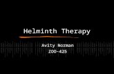Helminth Therapy Avity Norman ZOO-425. Overview  The Hygiene Hypothesis  Allergies and Autoimmune Diseases  Helminth Therapy: Worms as Medicine  Worm.