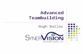 Advanced Teambuilding Hugh Ballou. High Performance Teams Orchestrating Team Performance Focus on Outcomes Give Clear Directions Model Excellence 2.