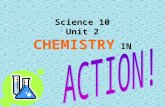 Science 10 Unit 2 CHEMISTRY IN. 6 weeks Vocabulary list Quizzes & 1 MAJOR TEST 1 MAJOR TERM PROJECT Labs – Once a week.