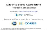 1 Evidence-Based Approach to Reduce Spinout Risk Errol Arkilic (errol@m34capital.com)errol@m34capital.com Founding and Former Lead I-Corps Program Director.