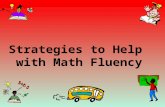 Strategies to Help with Math Fluency Developing Fact Fluency and Quick Recall of Basic Facts is very similar to being on a successful dieting program.