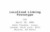 Localized Linking Prototype CNI April 10, 2001 Dale Flecker, Larry Lannom, Rick Luce, Bill Mischo, Ed Pentz.