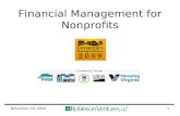 1November 18, 2009 Financial Management for Nonprofits.