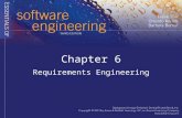 Chapter 6 Requirements Engineering. Preparation for Requirements Engineering Plan For Requirements Activities Agreeing on resources, methodology and schedule.