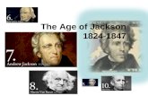 The Age of Jackson 1824-1847. Andrew Jackson 305 Election 1824 Corrupt Bargain 323 Voting Rights increased 328 Nullification and the Tariff of Abominations.