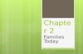 Chapter 2 Families Today 1. 2 Changes Affecting Families Today  Changes in society have caused major changes in the family.  Before the Industrial Revolution,