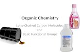 Organic Chemistry Long-Chained Carbon Molecules and Basic Functional Groups.