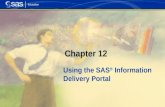Chapter 12 Using the SAS ® Information Delivery Portal.