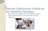Racine Lifecourse Initiative for Healthy Families Johnson Foundation at Wingspread & Racine/Kenosha Community Action Agency.