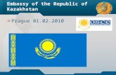 Логотип Embassy of the Republic of Kazakhstan Prague 01.02.2010.