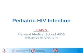 1 Pediatric HIV Infection HAIVN Harvard Medical School AIDS Initiative in Vietnam.
