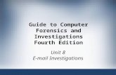 Guide to Computer Forensics and Investigations Fourth Edition Unit 8 E-mail Investigations.