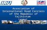 Association of International Road Carriers of the Republic of Tajikistan "ABBAT” Dushanbe – 2014.