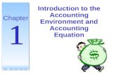 Introduction to the Accounting Environment and Accounting Equation Chapter 1 1.