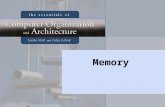 Memory. 2 Objectives Master the concepts of hierarchical memory organization. Understand how each level of memory contributes to system performance, and.