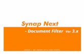 - Document Filter Ver 3.x COPYRIGHT © 2007 SYNAPSOFT.COM ALL RIGHTS RESERVED.