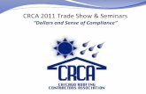 Bill McHugh – CRCA Executive Director – Emergency Exits – Crystal Room Left and Right – Floor - Entry, by Bars – CRCA Trade Show Exhibition Opens at 11a!!