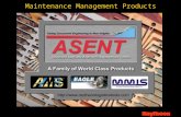 Maintenance Management Products. IETM Authoring Tool Class 4 & 5 IETMs Continuous user dialog Filters data for only the task at hand Integrated Maintenance.