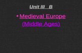 Unit III B Medieval Europe (Middle Ages). Battle of Tours: Battle at Tours, France where Christian armies stopped Islam from advancing into Christian.