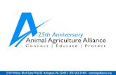 Mission: To communicate the importance of modern animal agriculture to consumers and the media. The Alliance educates these audiences about topics ranging.