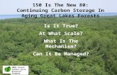 Is It True? At What Scale? What Is The Mechanism? Can It Be Managed? 150 Is The New 80: Continuing Carbon Storage In Aging Great Lakes Forests UMBS Forest.