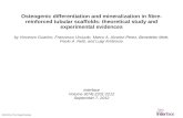Osteogenic differentiation and mineralization in fibre- reinforced tubular scaffolds: theoretical study and experimental evidences by Vincenzo Guarino,