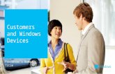Customers and Windows Devices Presenter's Name Title.