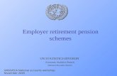 Employer retirement pension schemes UN STATISTICS DIVISION Economic Statistics Branch National Accounts Section UNSD/ECA National accounts workshop November.