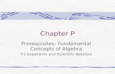 Chapter P Prerequisites: Fundamental Concepts of Algebra P.2 Exponents and Scientific Notation.