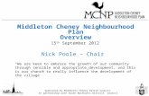 Sponsored by Middleton Cheney Parish Council In partnership with South Northants District Council Middleton Cheney Neighbourhood Plan Overview 15 th September.